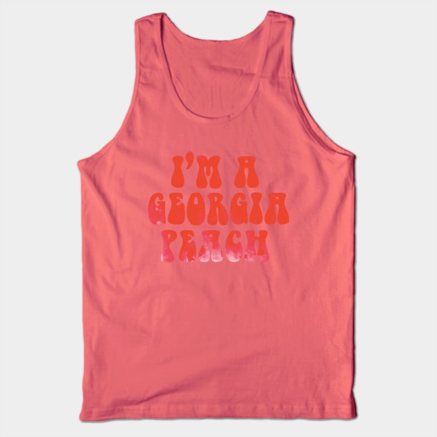 Georgia Peach Tank Top by doodlesbydani